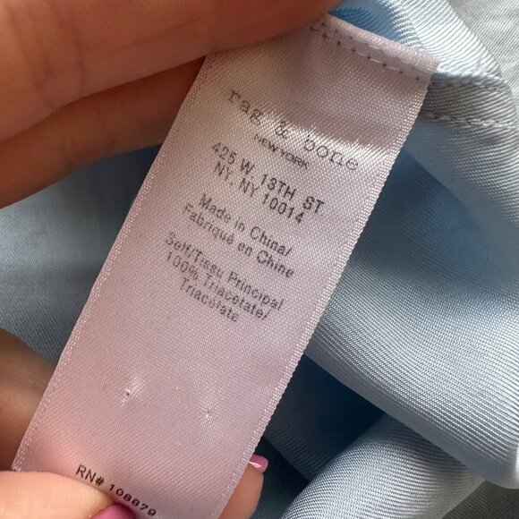 Rag & Bone Collins Keyhole Twisted Front Top Womens Size M Minimalist Capsule - Picture 10 of 12